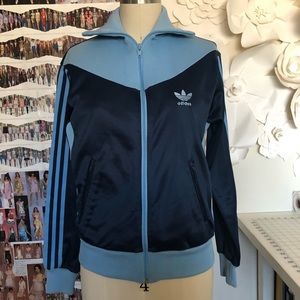 Adidas Blue Vintage Jacket M